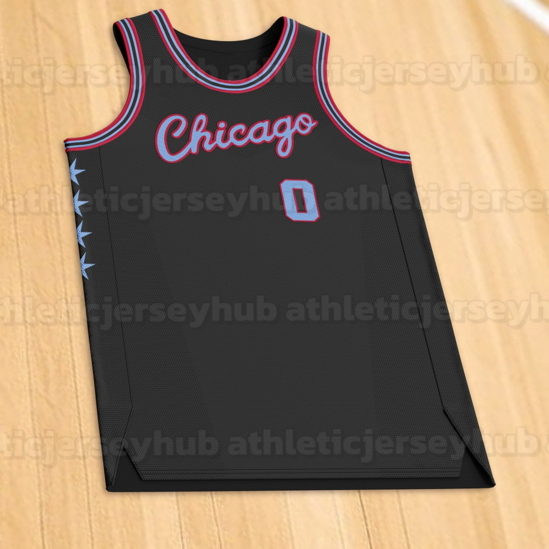 Custom Basketball Jerseys 2025-26 City Basketball Jerseys Coby White Patrick Williams Nikola Vucevic Ayo Dosunmu Josh Giddey Matas Buzelis