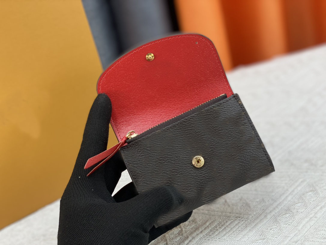 High quality classic luxury with box designer men's and women's passport set, travel long wallet clip, leather multi card slot, fashionable credit card clip LH 8A