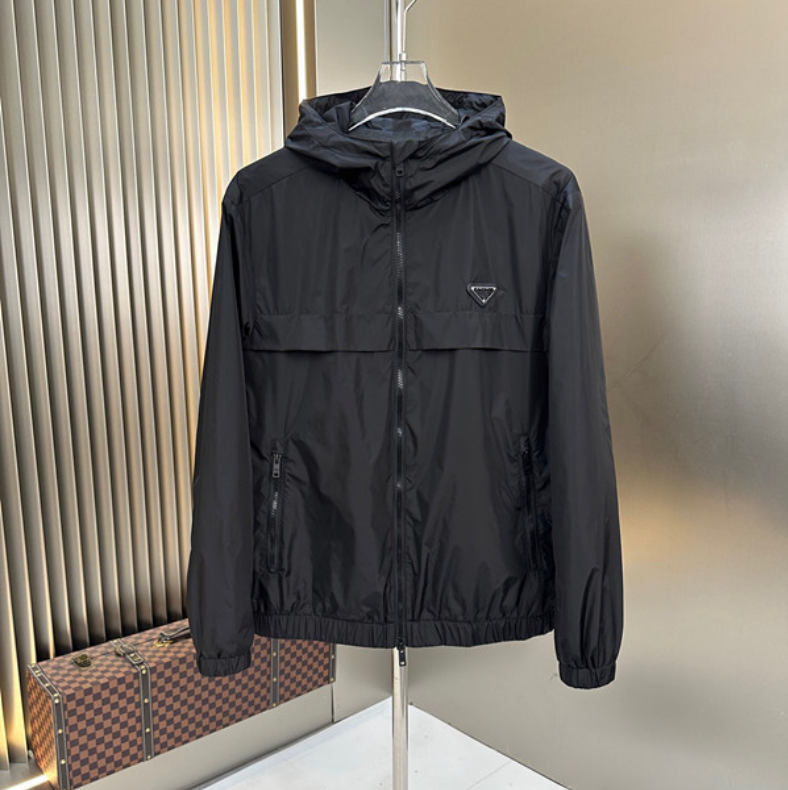 Mens Jackets Arrival Windproof Wind Breaker Zipper Hoodie Jacket Quick Drying Sport Windbreaker Hooded Clothes couples Coats Man Outerwear