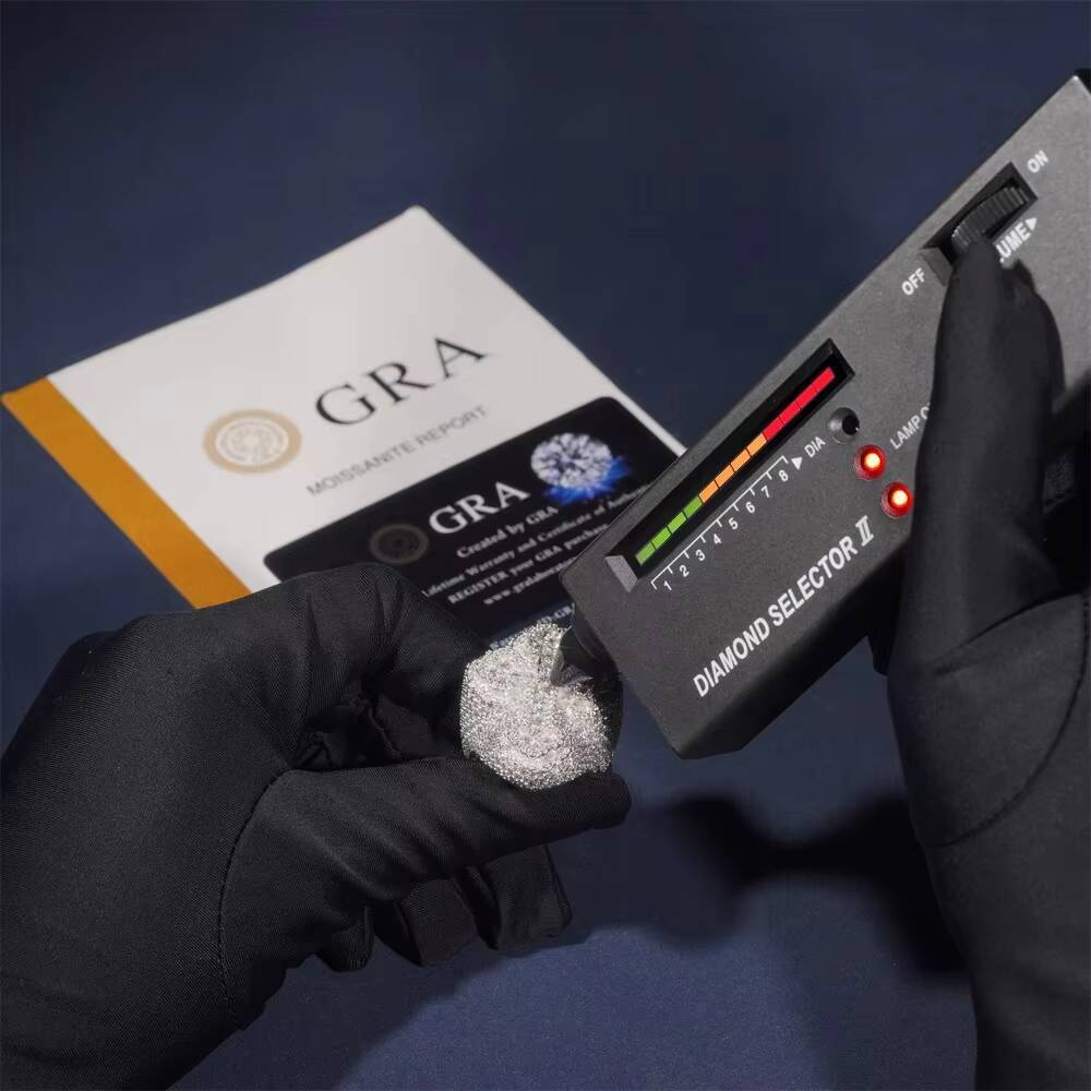 S925 Sterling Silver Moissanite Ring Baguette Cut Hip Hop Cross Design Unique and Stylish Baguette Cut Moissanite Ring for Men