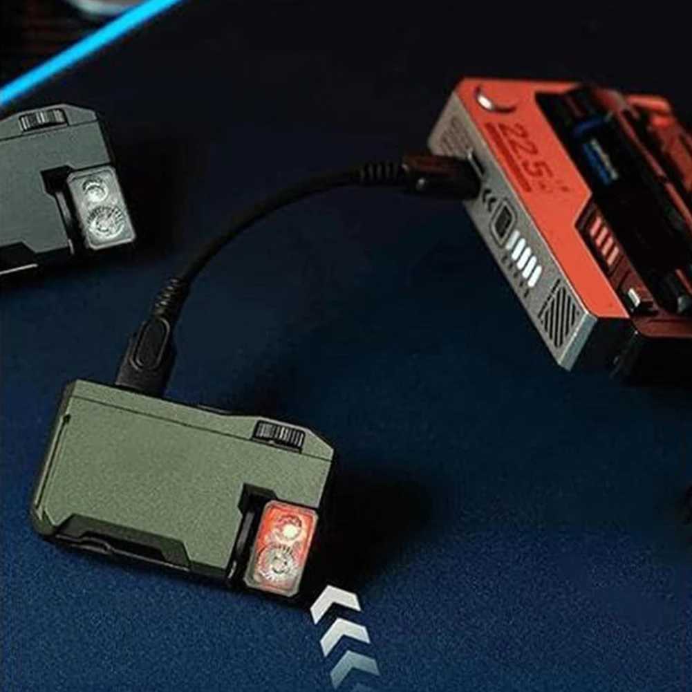 Rechargeable EDC Flashlight 400 Lumens Mini Flashlight Magnetic Keychain Flashlight for Outdoor Camping Hiking M251117