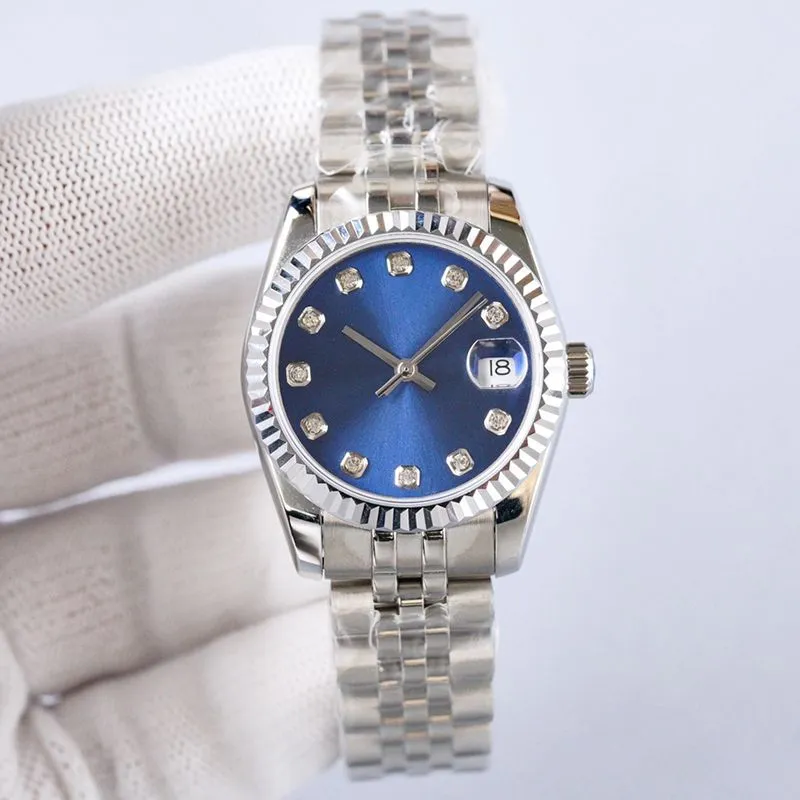 Automatic Mechanical Movement Women's Watch 31MM all stainless steel Classic Sapphire Designer Luxury Women's high-quality watch 01