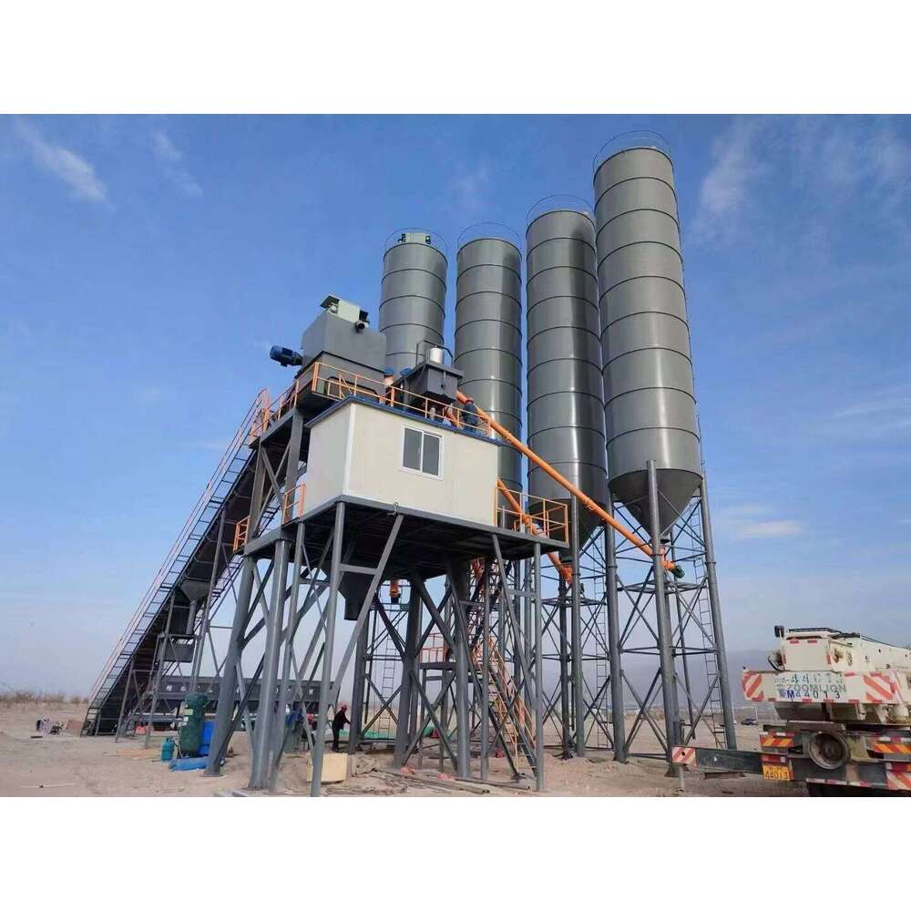 Durable Concrete Mixing Plant with Advanced Technology
