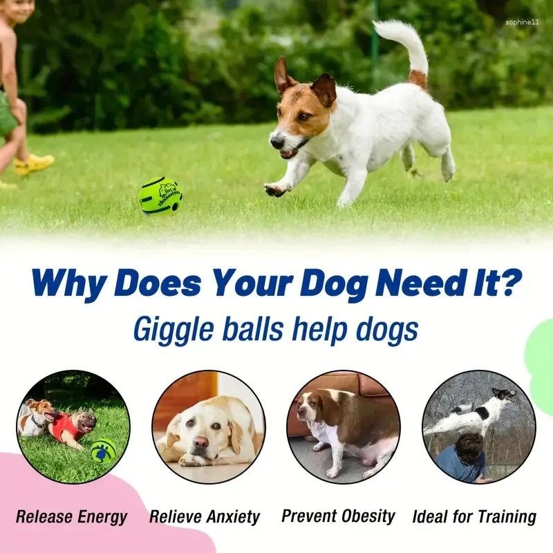 Update Pet Dog Toy Ball Squeaker Bite Resistant Chew Interactive Puppy Training Toys Dewable Food Supplies
