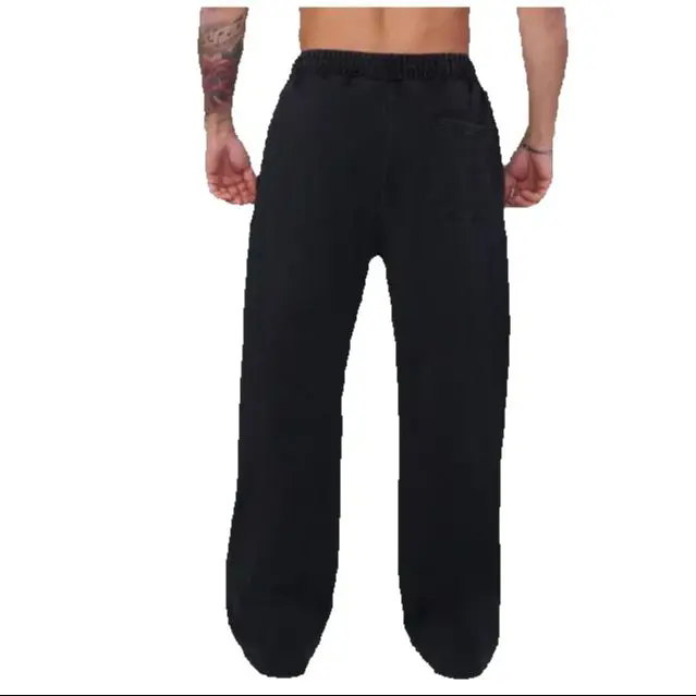 New Men's Fitness Sports Pants High Street Retro Hip-Hop Style Trendy Brand Printed Casual Trousers Men Long Pants Running Exercise Bottoms XXL D