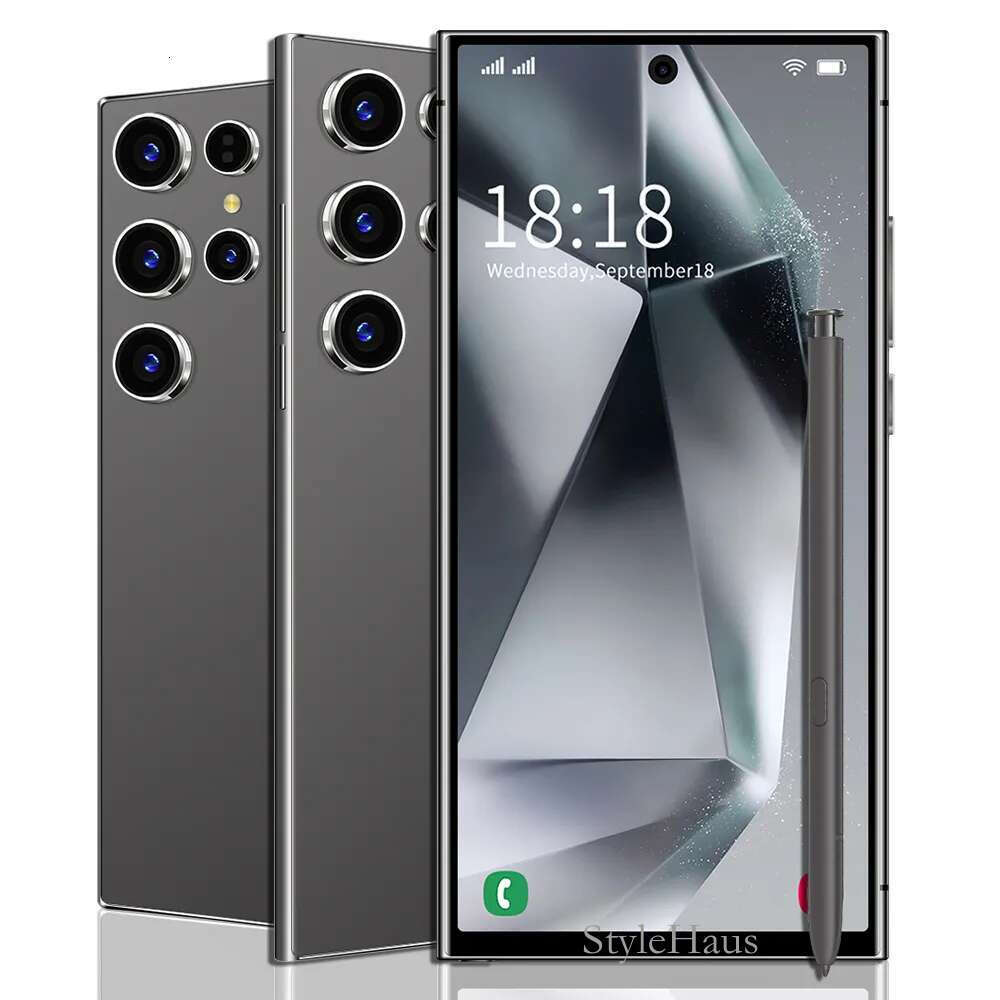 S24 S25Ultra High Configuration 5G Android Cell Phone with Large Display, Premium Camera System & Built-in GPS Smartphone