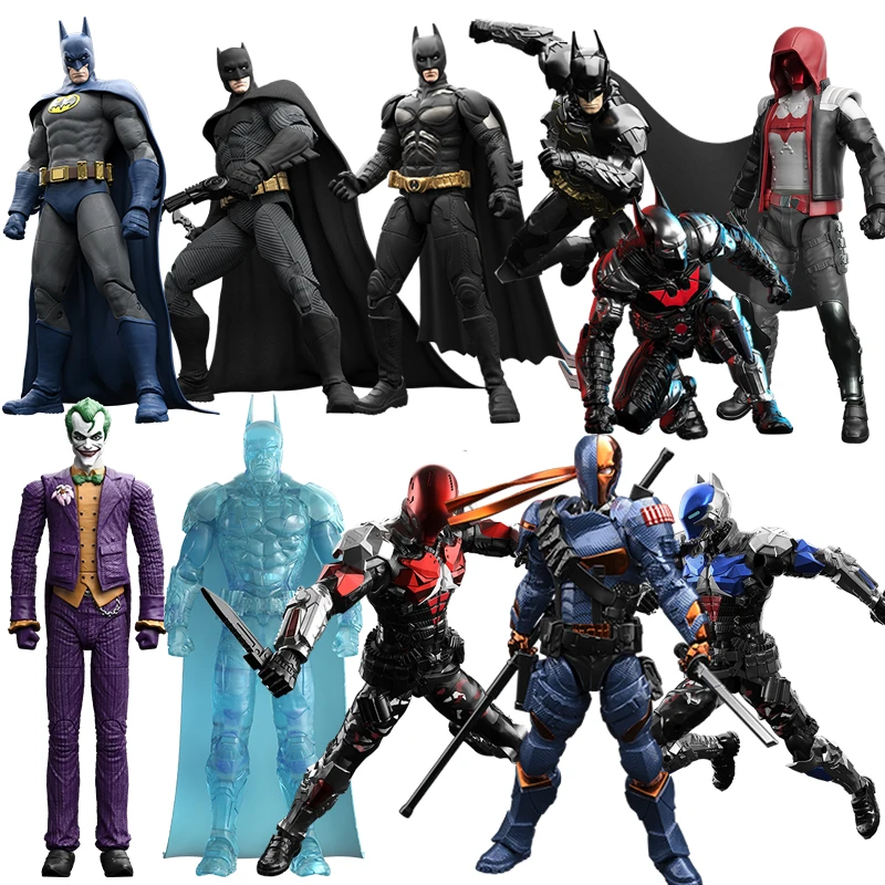 New F5 Batman Arkham Knight Assembled Model Blind Box 11style 10cm Action Figures Crazy Version Collection Hobby Model Boys Toys