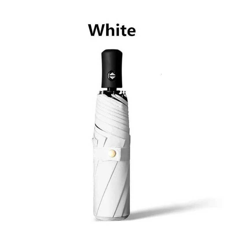 Automatic Folding Umbrella for Men and Women Windproof Three-Fold Travel Umbrella for Sun and Rain Compact Business Parasol C251117