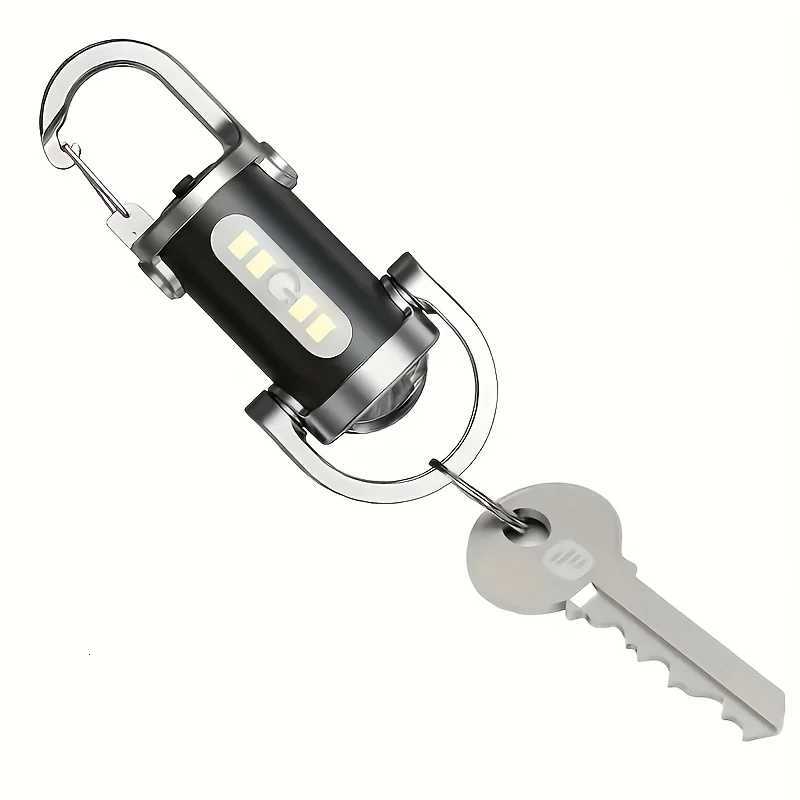 Portable Keychain Multi-Function Emergency Flashlight Outdoor Mini Flashlight Mobile Power for Outdoor Camping And Hiking Light M251117