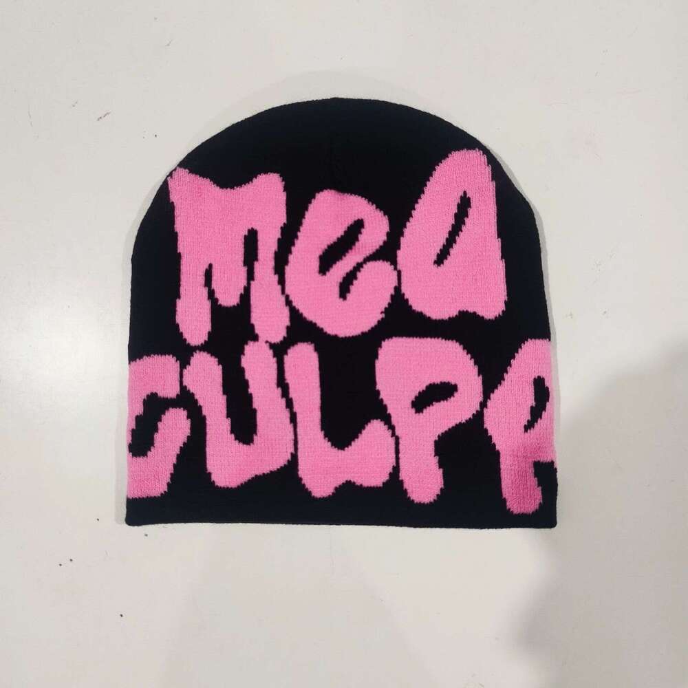 fashionable knitted hat hip hop bean hat mens and womens street winter warm jacquard knitted hat