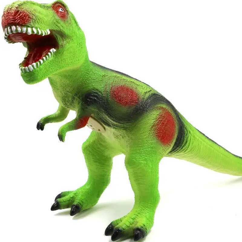 84cm Large Dinosaur Shark Model Childrens Toy Tyrannosaurus Rex Soft Puppet Animal Velociraptor Jurassic World Childrens GiftY250417BPO1