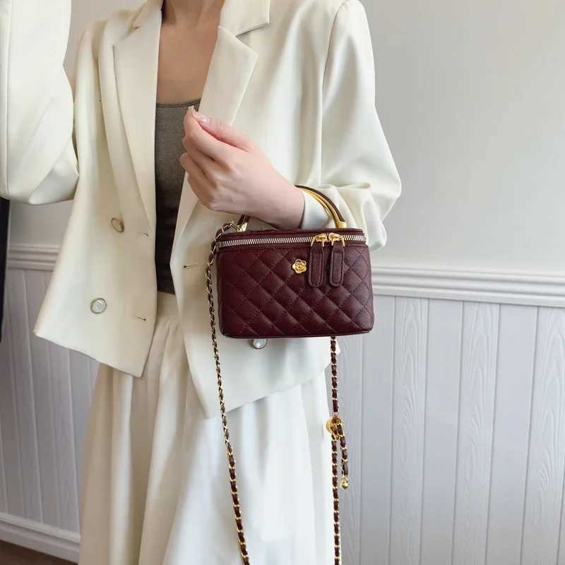 Classic Convertible Women Bag Luxury Leather Tote High End Crossbody Shoulder Bag Vintage ElegantW251117