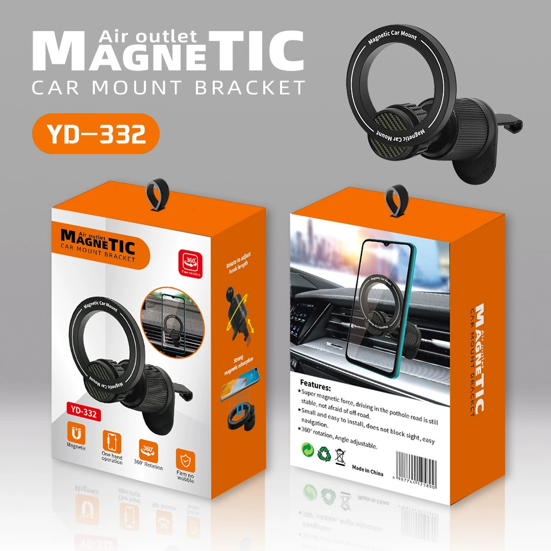 Strong Magnetic Car Phone Holder Air Vent Car Mount 360 Degree Rotation Phone Holder for Universal Mobile Phones