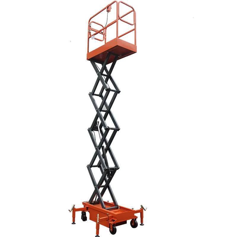 Compact DC Power Electric Personal Push Mini Scissor Lift Platform