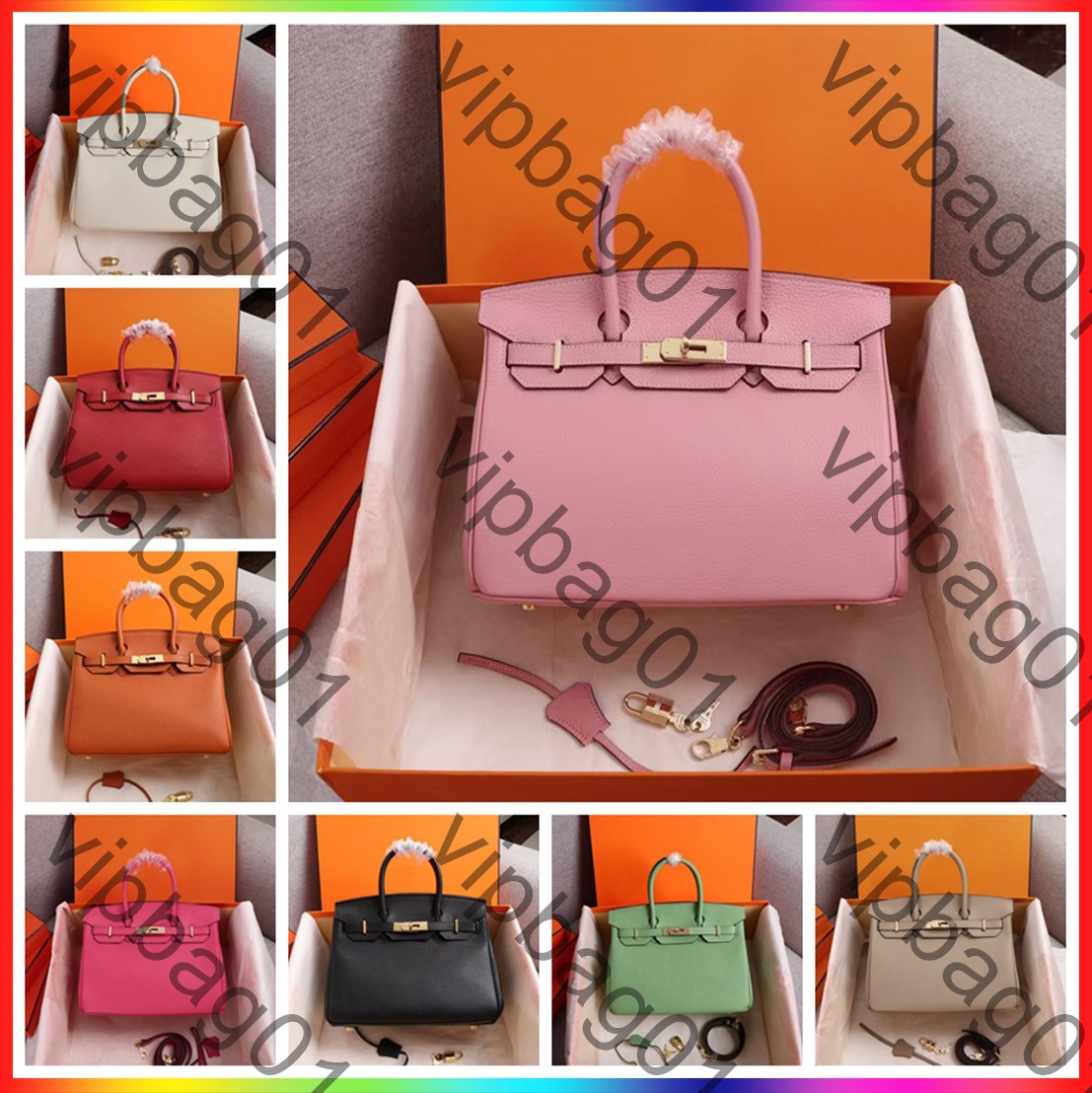 7A Designers bag Evening Bag Totes Bags Luxury Purse Wallets Women's Crossbody Bag Fashion Shoulder Bag High Quality Genuine Leather Handmade HandBags 25cm 30cm 35cm