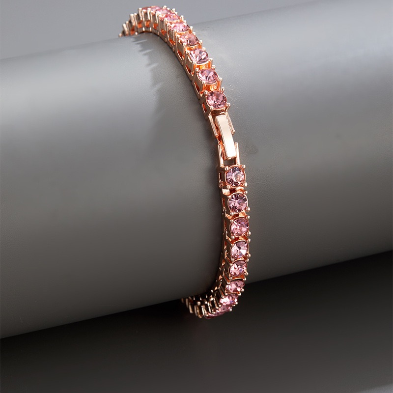 Moissanite Tennis Chain Necklace with VVS Clarity - Premium Sterling Sier Jewelry