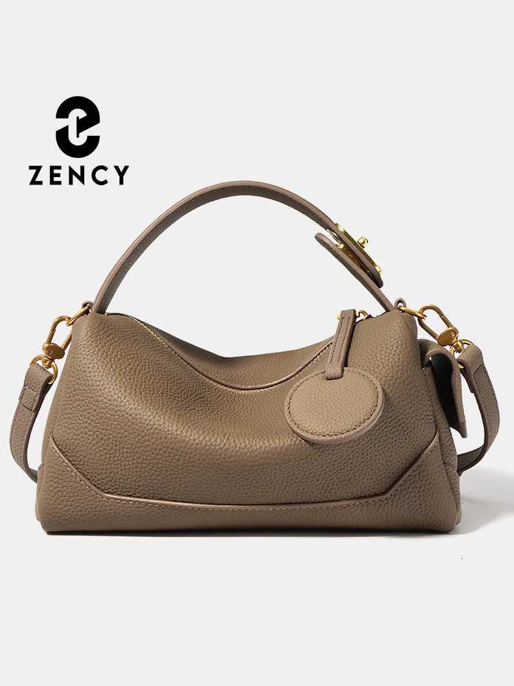Women Genuine Leather Pillow Bag High Quality Metal Hardware Top Handle Ladies Handbag Small Boston Tassel For Girls Grey PinkW251115