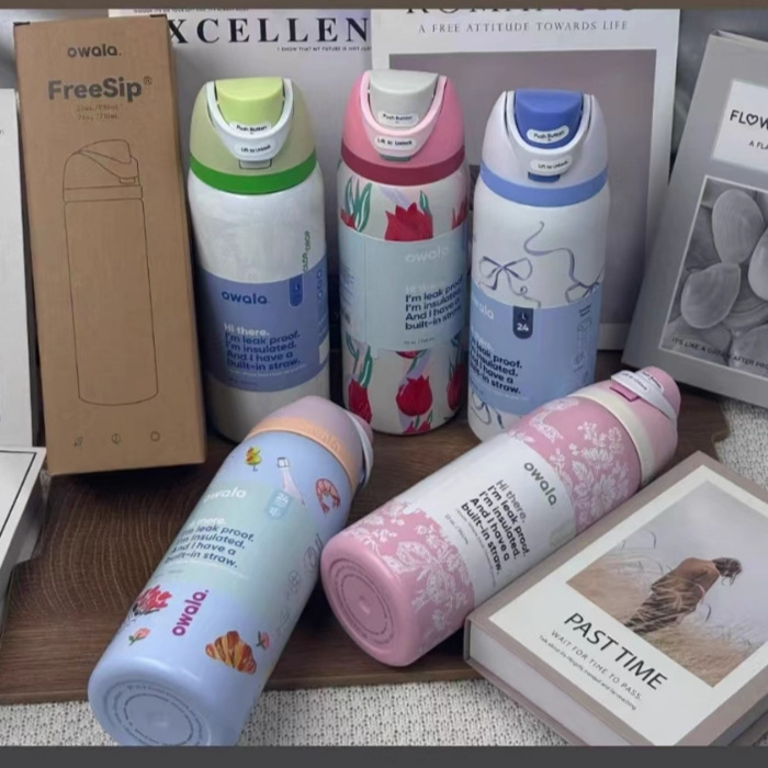 32oz & 24oz Stainless Steel Vacuum Flask Double-Wall Insulated Thermos Bottle Hot Cold Leakproof Vacuum Insulated Stainless Steel Mug