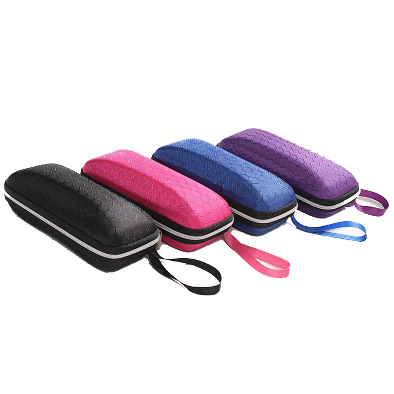 Rectangle Sunglasses Case Portable Zipper Storage Box Crush Resistance Small Hard Eye Glasses Eyewear Protector Boxes 17*6*7CM