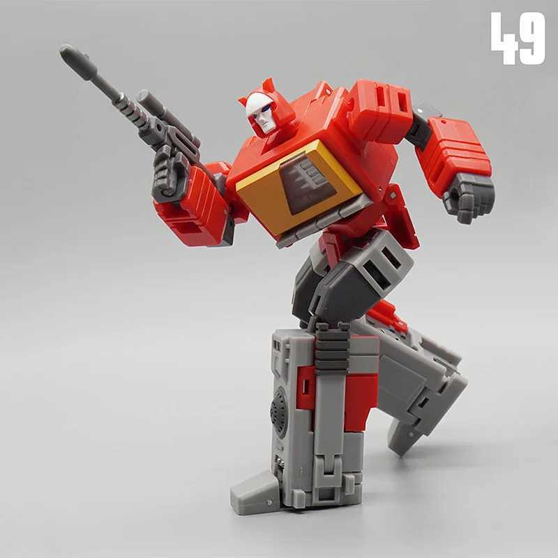 Transformation Blaster Emitter Recorder Model MFT MF-49 MF49 Pocket War MechFans Mini Action Figure Robot Toys 12cm with box C251117