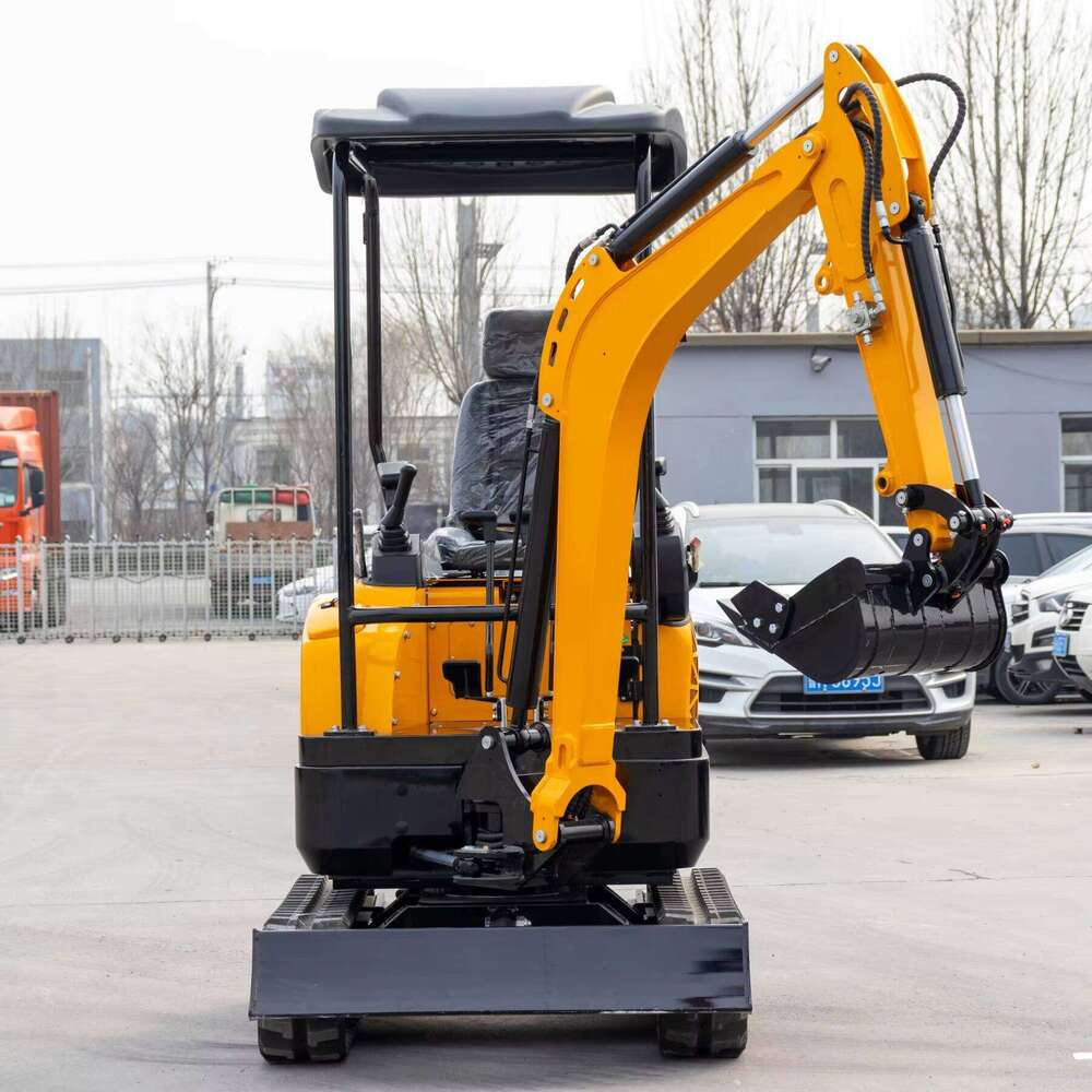 Long-Reach Mini Excavator with Motor and Gearbox for Drainage and Deep Digging