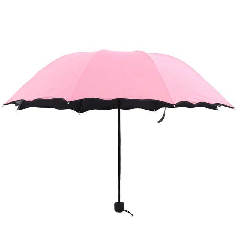 Lady Magic Flowers Umbrella Travel Parasol Folding Rain Windproof Umbrella Folding Anti-UV Sun/Rain Umbrella C251117