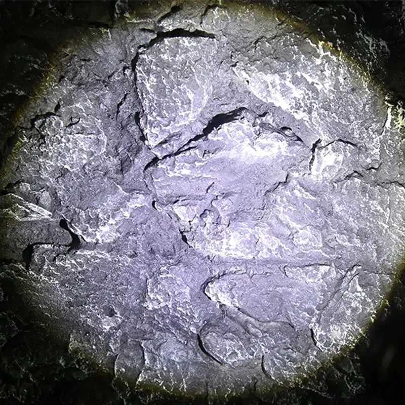 High Strong Power 24w Led Flashlights 50000000 Tactical Light Emergency Spotlights Telescopic Jetbeam1km 18650 Built-in Battery M251117