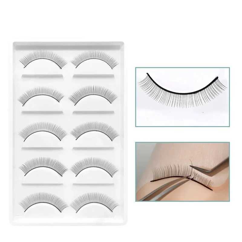 Wholesale Low Price Lash Mannequin Head Practice Kit with 5 Pairs Pratice Strip Lashes for Training Eyelash Extensions 20 - 99 sT251117