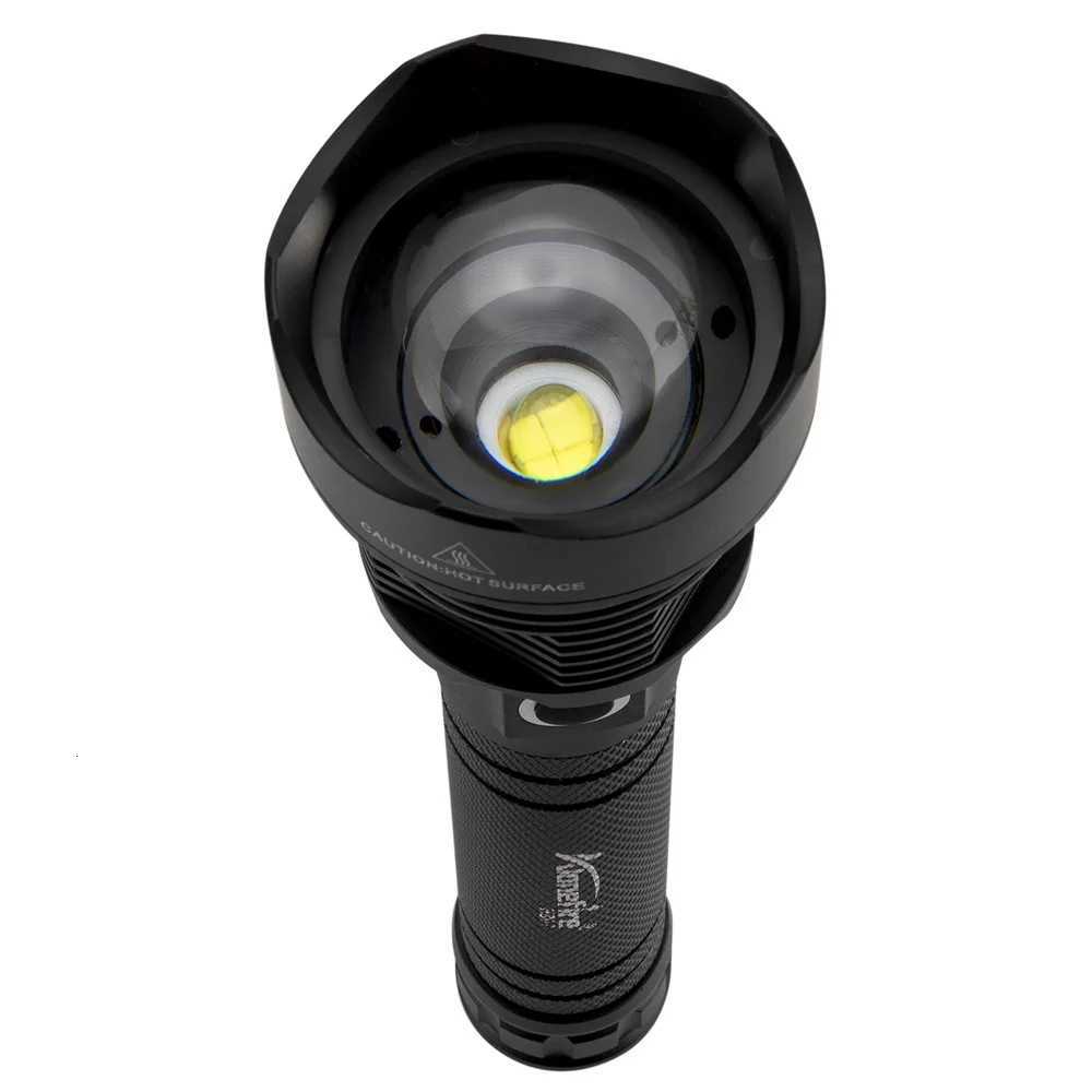 4000Lumen Zoom XHP70 LED High power Flashlight USB Rechargeable Outdoor Torch Hunting Camping Fishing High Power Lighting Lamp M251117