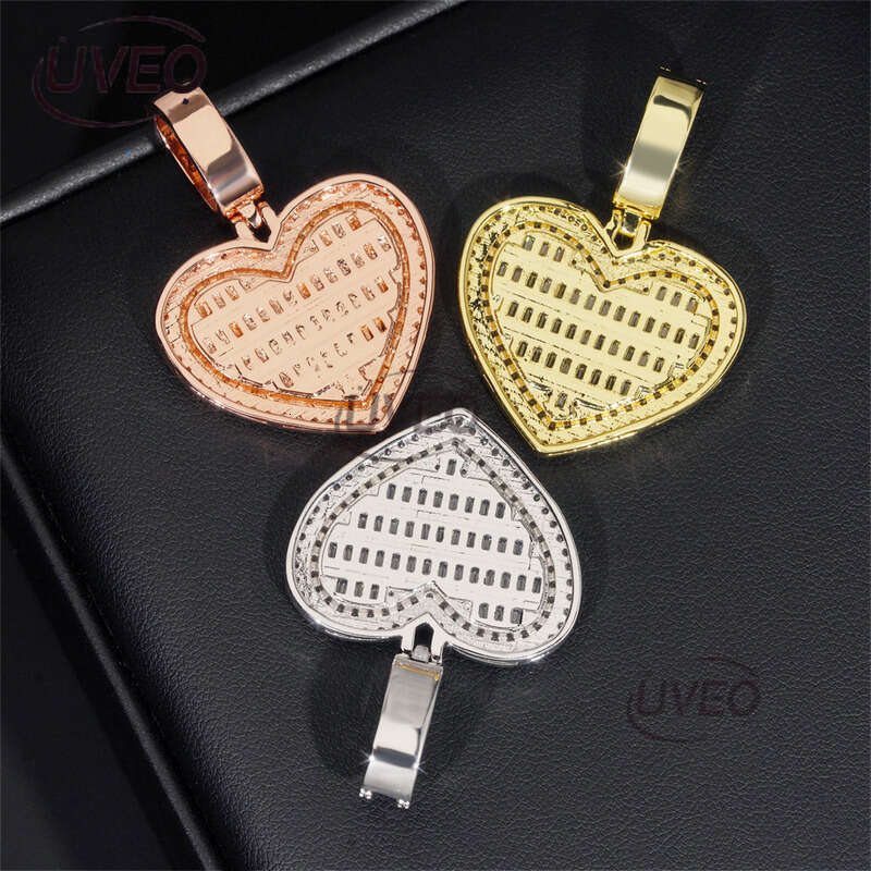 Sterling Silver VVS Iced Out Gold Jewelry Moissanite Cuban Ring Hip Hop Pass Diamond Tester Cuban Link Chains Pendant Fashion High Quality Gift Moissa