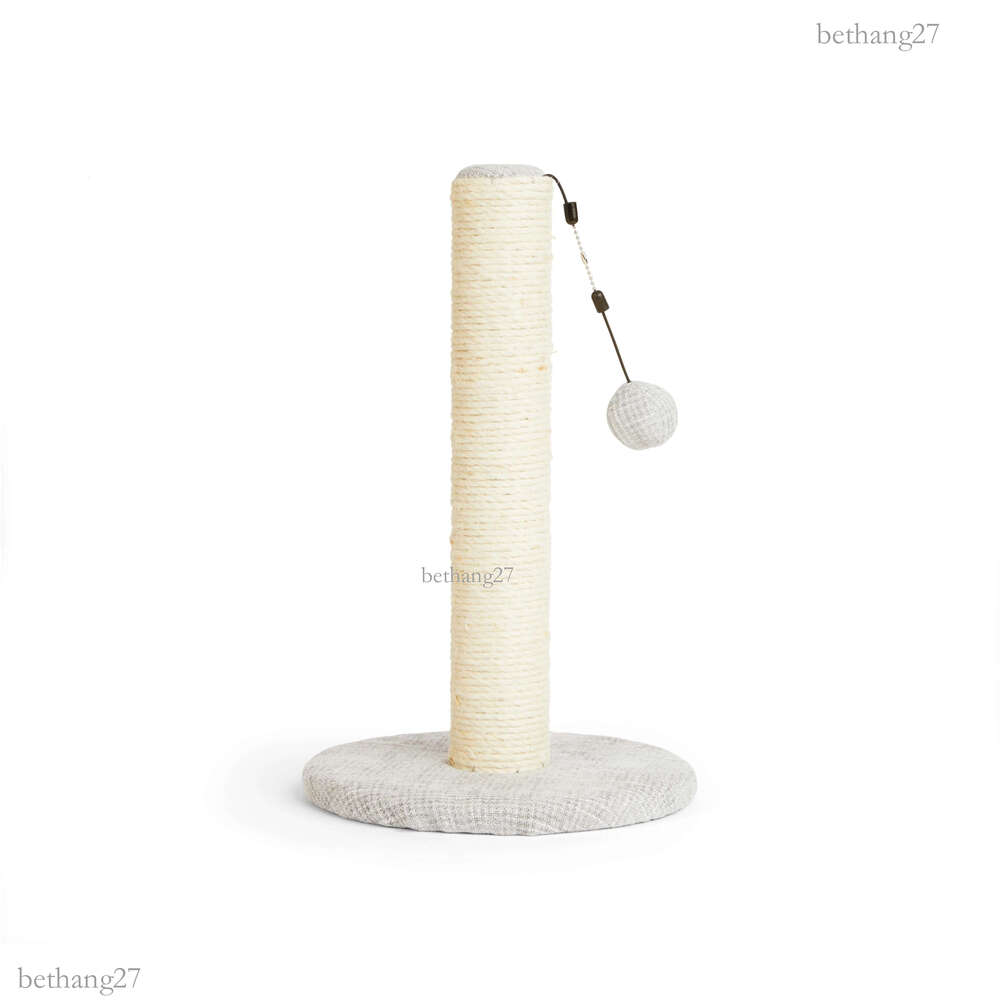 EveryYay Sisal Cat Scratching Post, Grey, 18.75 H