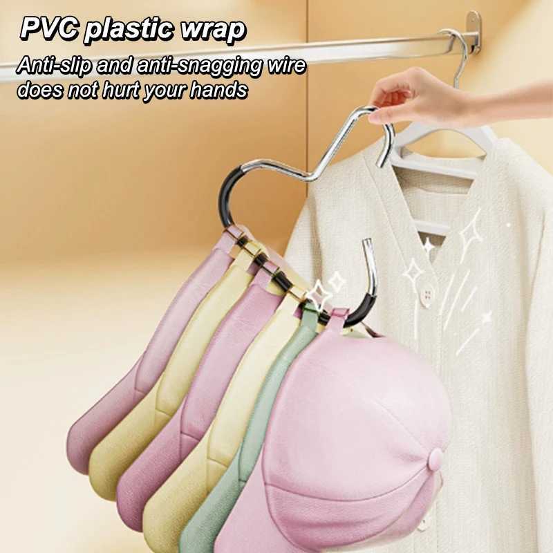 1Pcs Durable Circle Ring Hat Hanger Non-marking Non-slip Scarf Towel Tie Hanging Display Storage Rack C251117