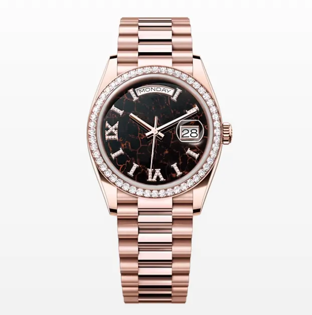 Luxury Diamond Men Watch Designer Sports Automatic Mechanical Movement 41mm Stainless Steel President Classic Watch Leisure Designer Gold Watch Montre de Luxe