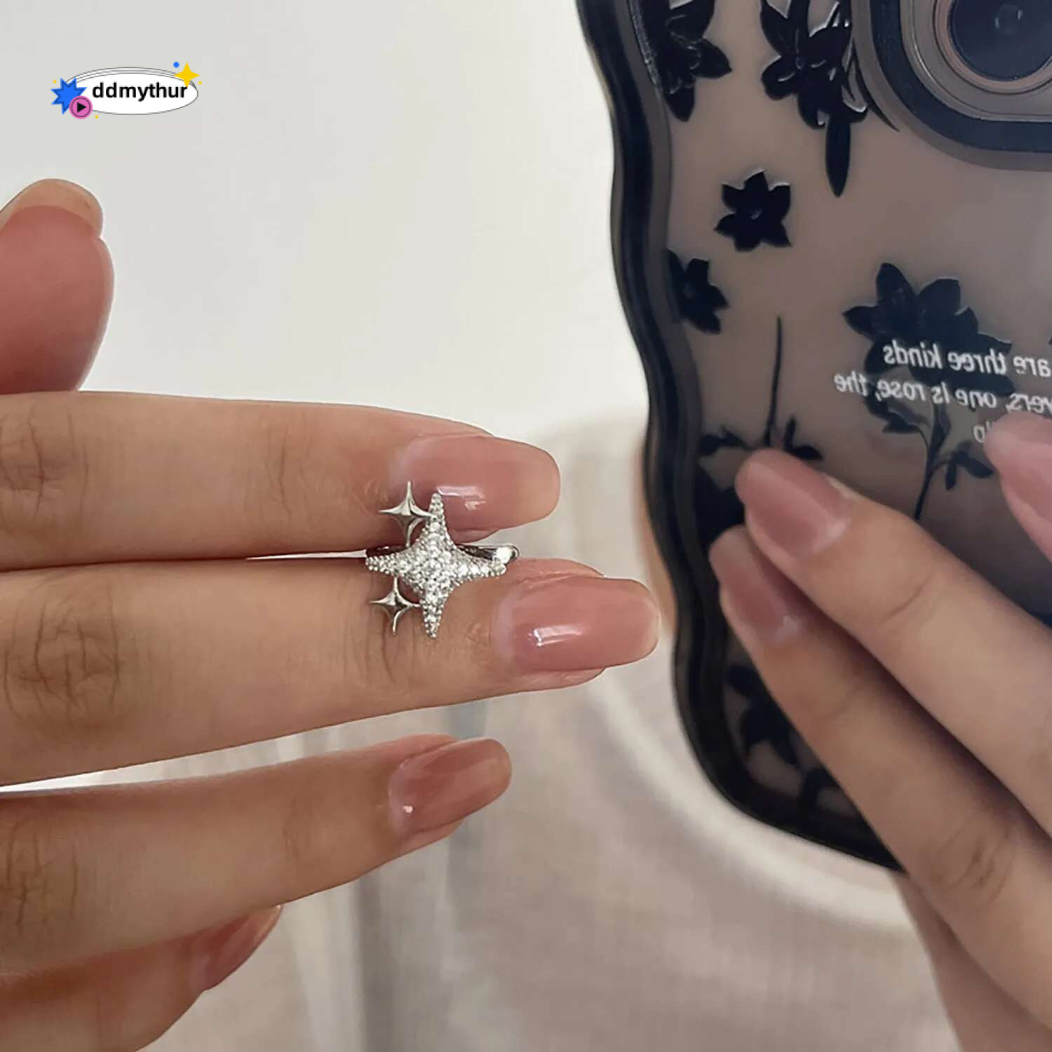 1Pc Cross Star Clip No Piercing Earrings For Women Girls Fake Cartilage Ear Cuff Fashion Korean Y2k Jewelry Accessories ddmythur