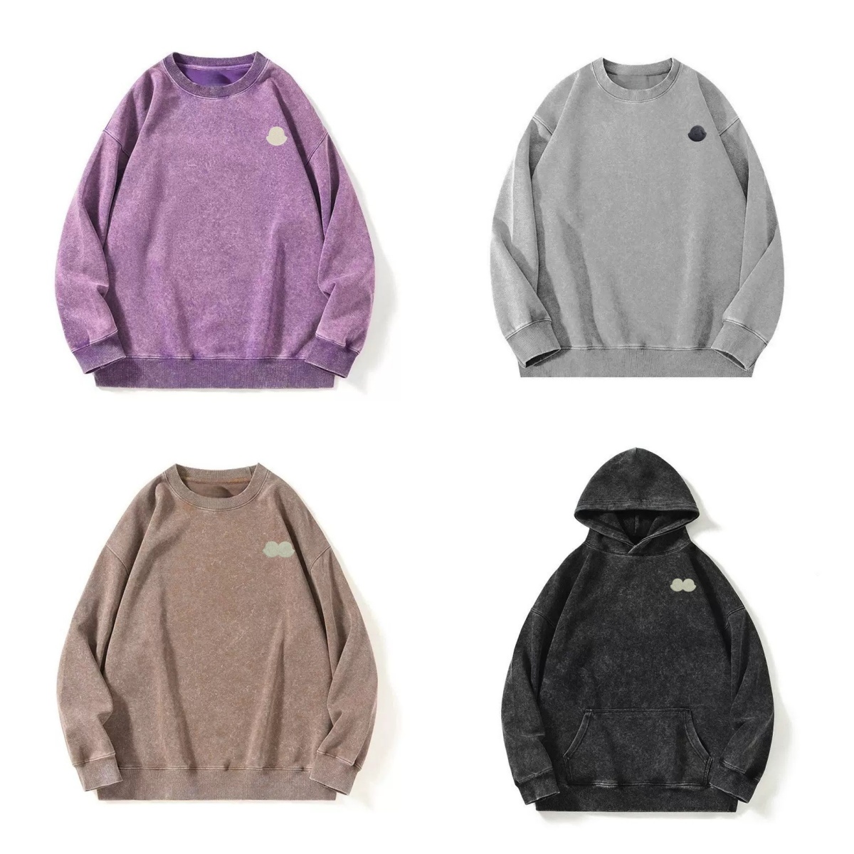 New American hoodie designer retro washed vintage heavyweight hoodie new trend loose and versatile hooded hoodie for both men and women