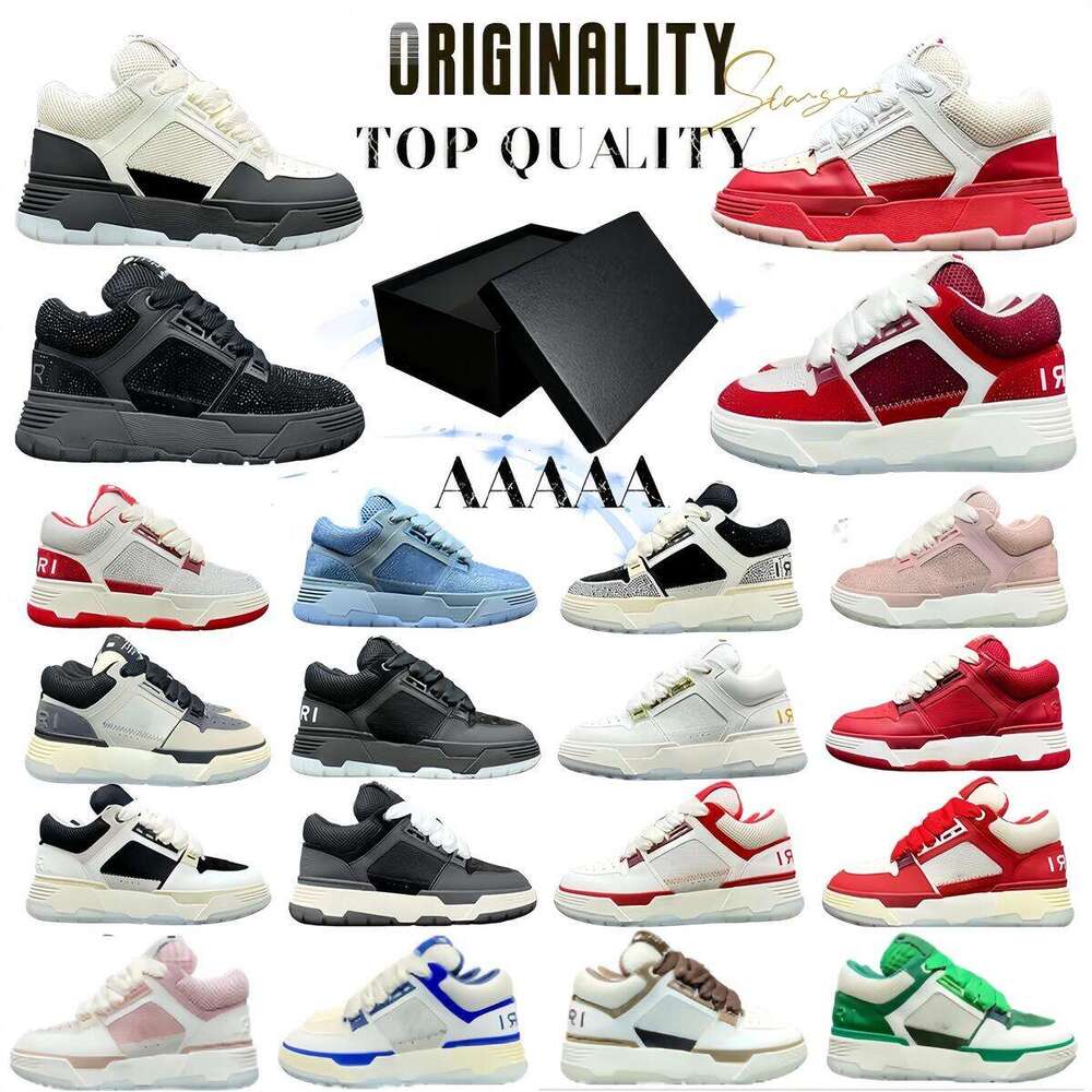 AAAAA top-quality ma-1 designer skeltop2 best-selling couple's bone men women am brand shoes leather mesh daily outfit various color styles complete sizes 35-46 8