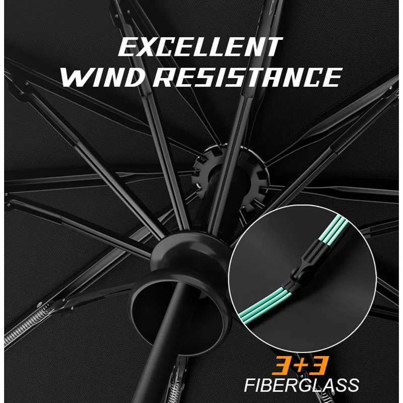 Automatic Folding Umbrella for Men and Women Mechanical Design Large Reinforced Windproof and Sunshade Ideal for Gift Outdoor Um C251117