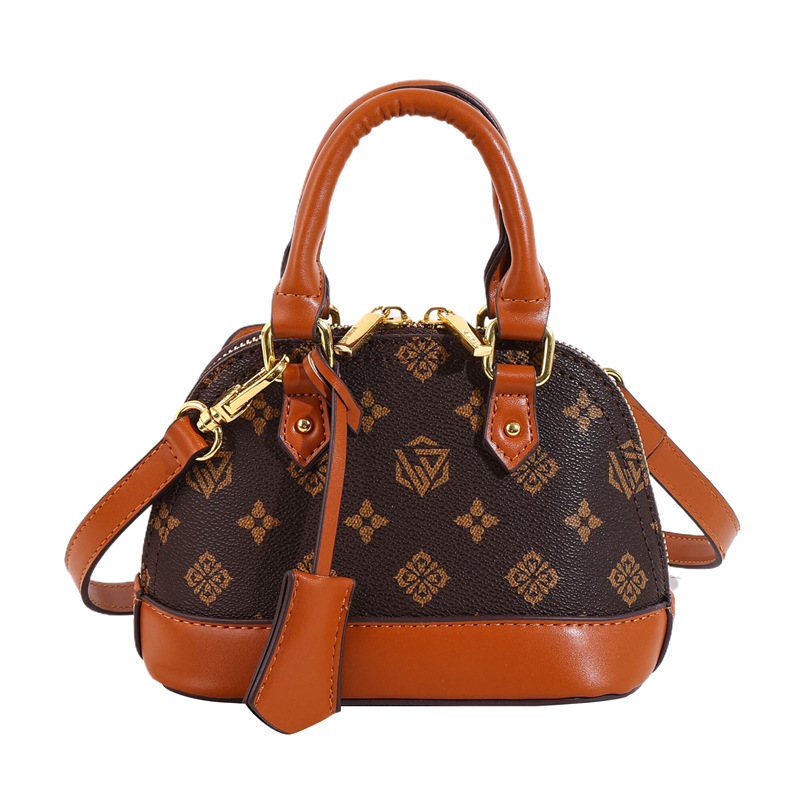 Retro Stylish Textured Shell Bag Women 2025 Designer New Fashion Commuter Print Shoulder Crossbody Bag Denim Blue