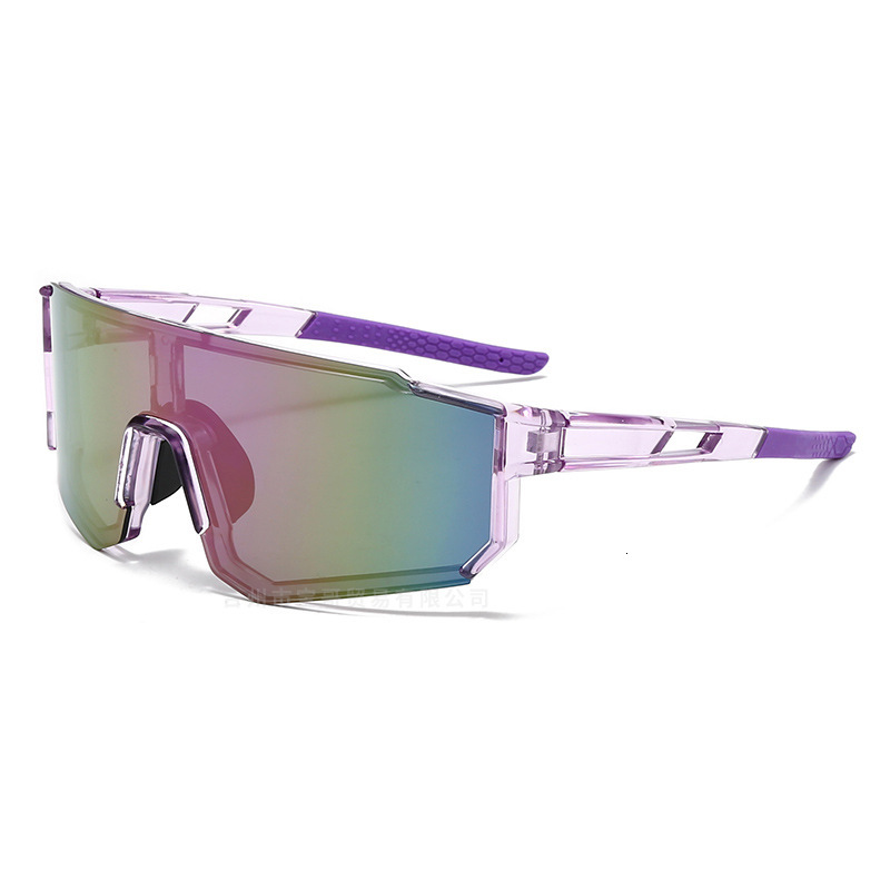 The Designer's Luxury Glasses, Trendy And Fashionable Large-frame One-piece Lens Sunglasses, Rock Climbing, Sports, Skiing And Casual Glasses