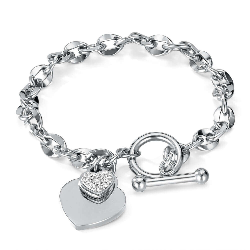 jewlery designer and opk fashion ins love stainless jewelry personalized ot buckle highend titanium steel bracelet for women