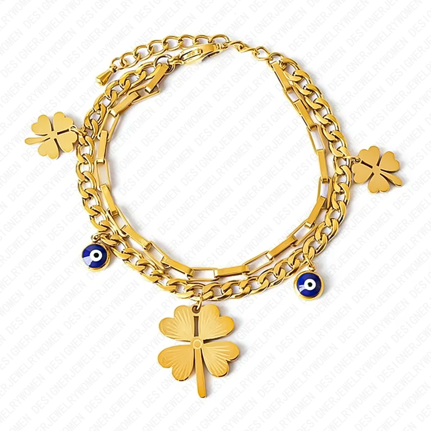 Designer Bracelet Bracelet for Women Shell Butterfly Bangle Pendant Chain Flower Bangles Luxury Jewlery Designer for Women Elegant Timeless Gift Premi