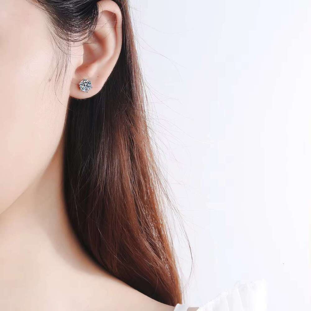 DHcollections C-shaped Hoop Party Creative Multi Shaped Gold Bead Womens Earrings