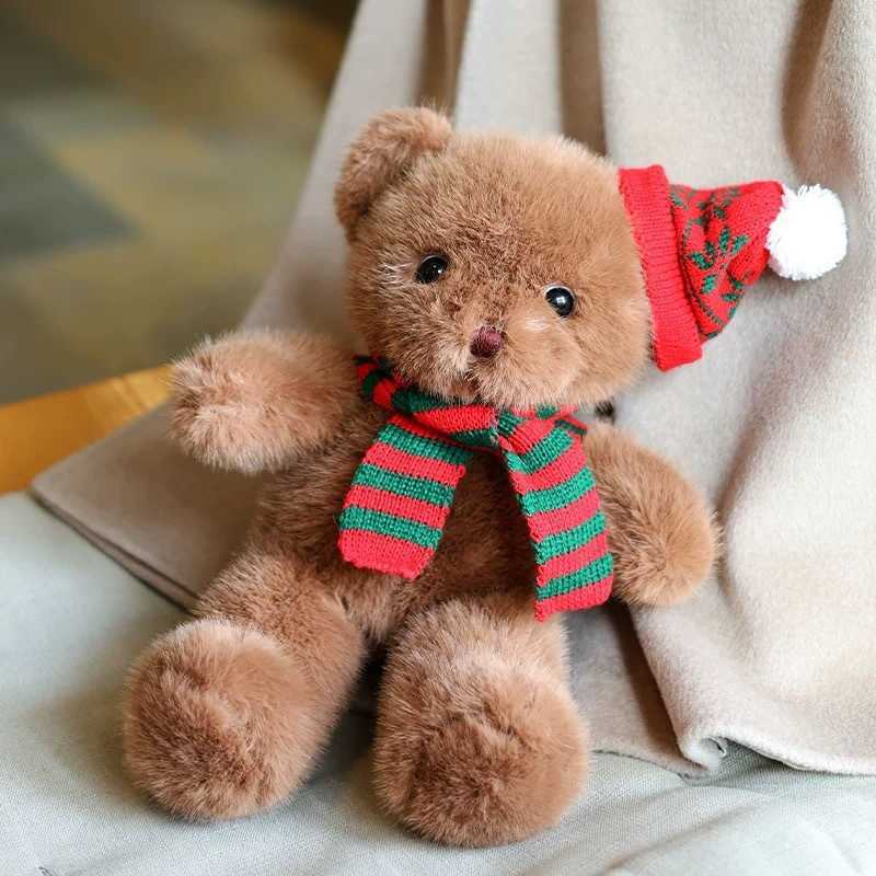 Plush Toy Christmas Tree Christmas Small Animal Series Doll Gift Plushie Cute Eyelid Bear J251117