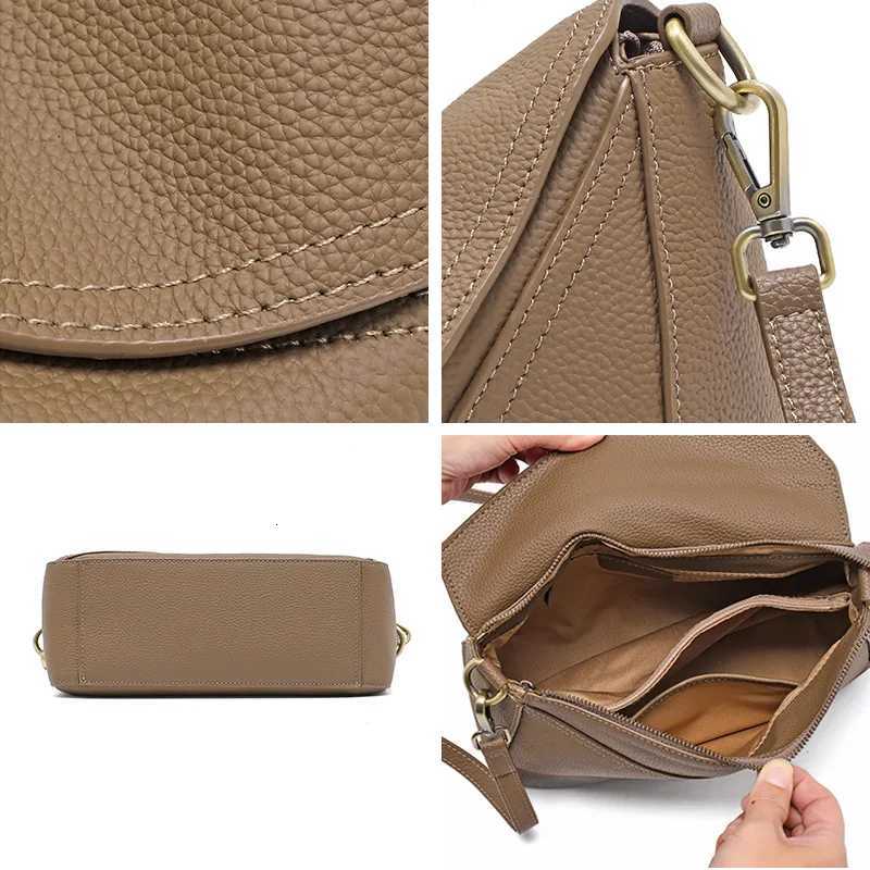 Genuine Top Layer Cowhide Tote Bag for Women 2025 New Designer Luxury Bag Trendy Geometric Crossbody Bag for WomenW251117
