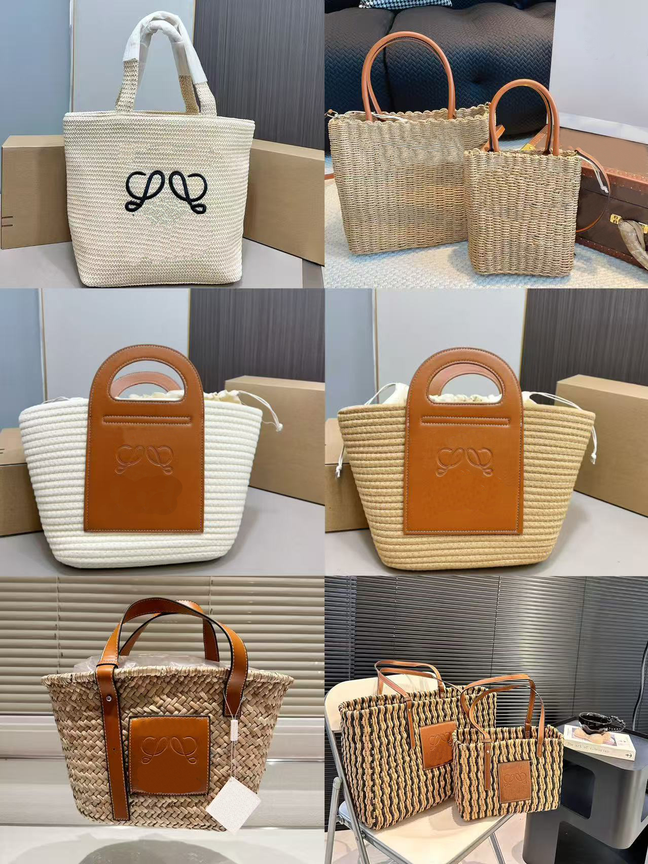 Dhgate Luxury travel raffias Designer Beach Bag Straw pochette weave shop Shoulder large tote bag Womens handbag duffle crossbody mens1314chen