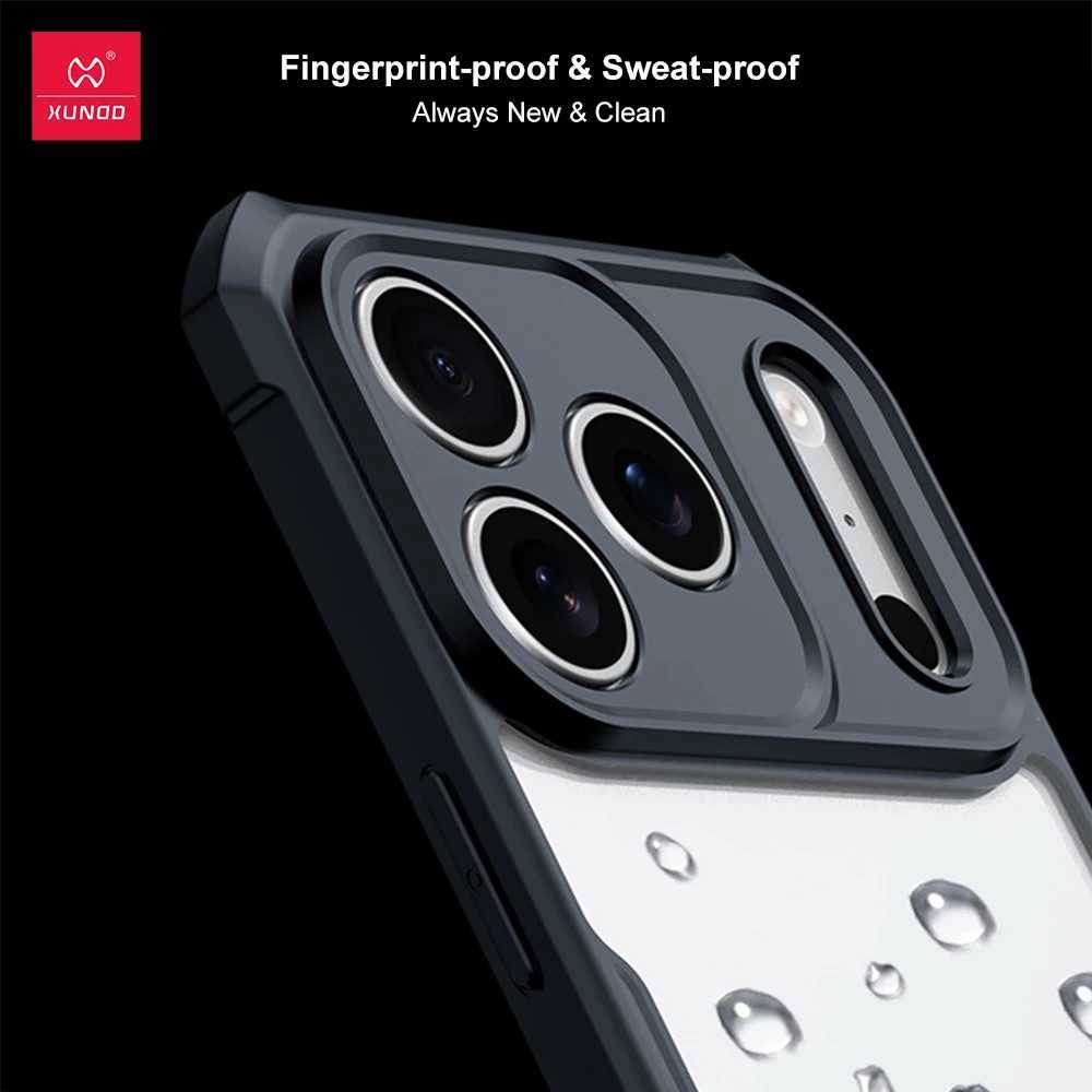 Xundd For iPhone 17 Pro Max Case For iPhone Air 17 Pro Case Shock-Absorbing AcrylicTPU Clear Back Cover with Magnetic Ring J251202