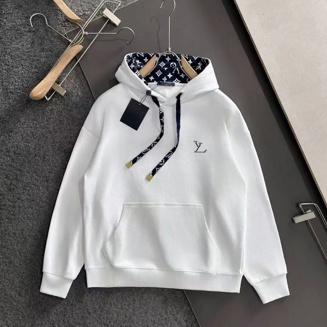 Designer hoodie, men's hoodie style, loose sweatshirt, trendy brand letter print, versatile overcoat, new style in 2025