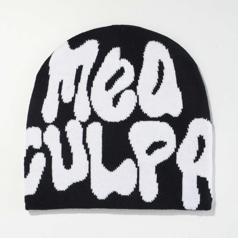 fashionable knitted hat hip hop bean hat mens and womens street winter warm jacquard knitted hat