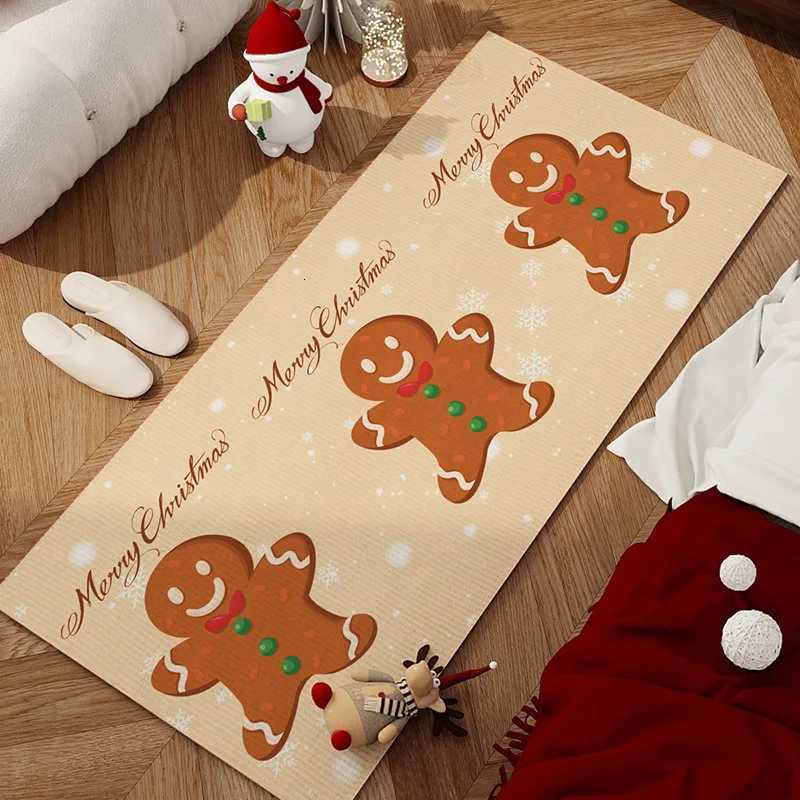 Christmas Carpet Vintage Dirt-resistant Non-slip Living Room Bedroom Kid Room Doormat 2025 Entrance Floor Decor Mat Tapis SalonM251117