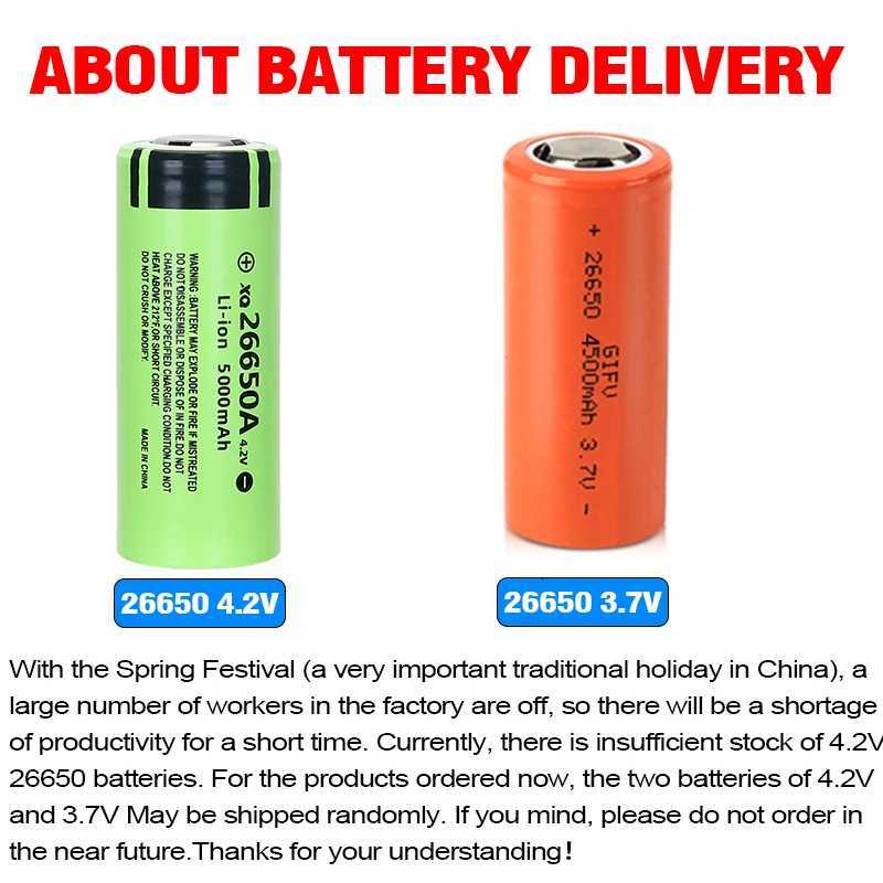 High Power BT90 5000LM LED Torch 50W Powerful Strong Light Long Range Flashlight USB C Rechargeable 18650/26650 Charging Torch M251117